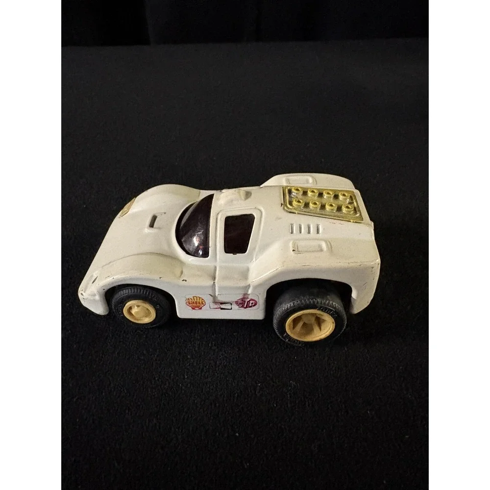 Vintage 1974 Tonka Metal Race Car White Formula 1 Toy Made in Japan